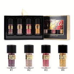 Diamond High Gloss Metallic Eyeshadow Set 4 Colors