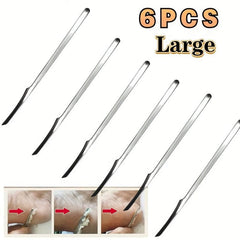 Stainless Steel Feet Scraper Manicure Pedicure Exfoliates Calluses