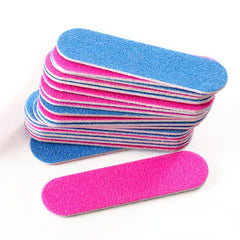 20 Pcs Mini Double Sided Nail File Disposable Nail Buffer Manicure Tools Salon