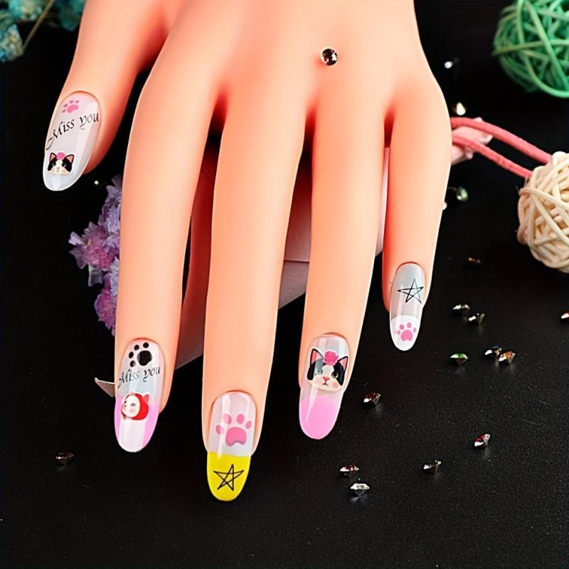 Silicone Practice Hand For Acrylic Nails Manicure