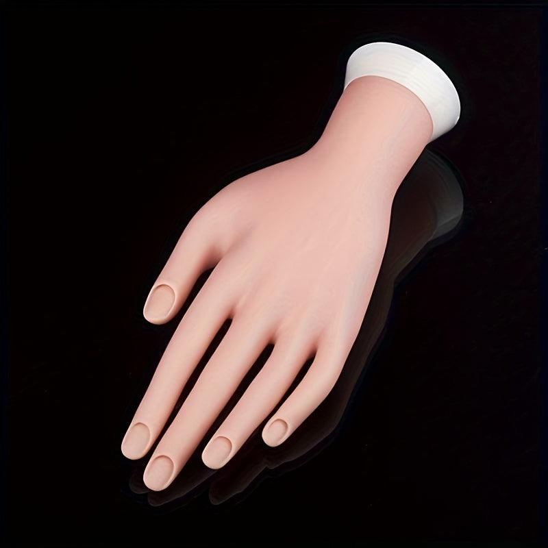 Silicone Practice Hand For Acrylic Nails Manicure