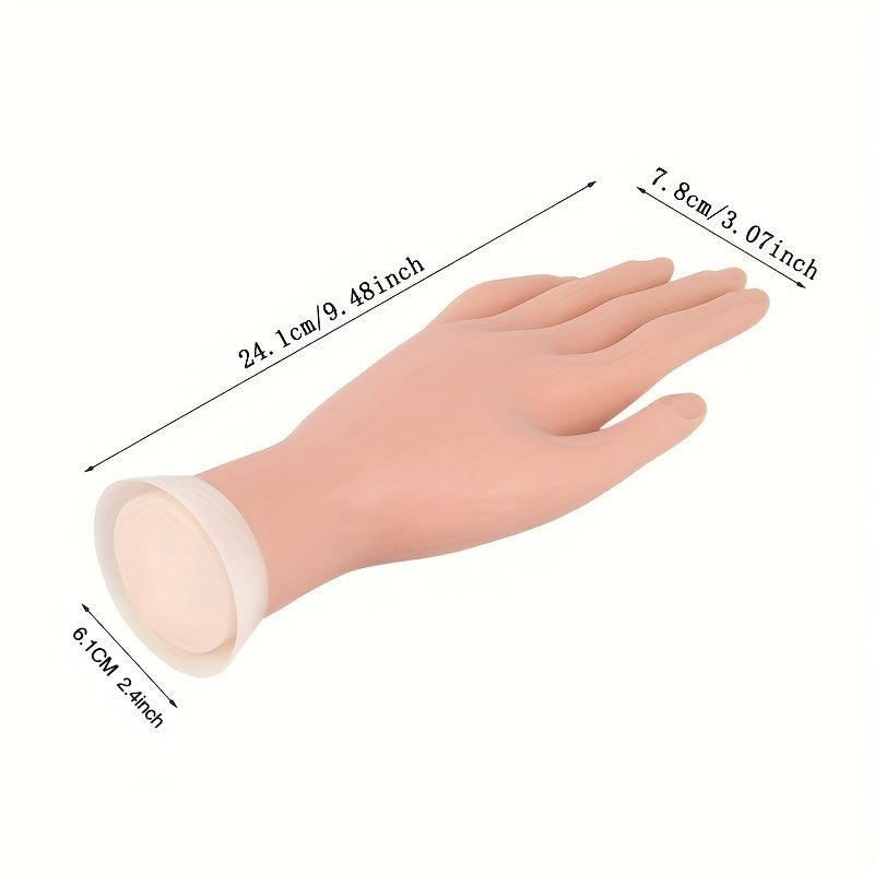 Silicone Practice Hand For Acrylic Nails Manicure