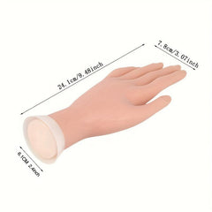 Silicone Practice Hand For Acrylic Nails Manicure