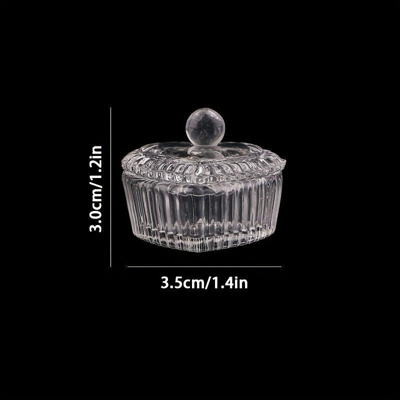 Sweet Heart Acrylic Liquid Powder Glass Cup