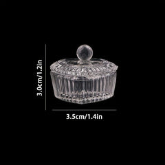 Sweet Heart Acrylic Liquid Powder Glass Cup