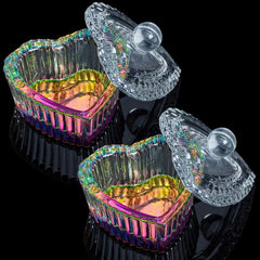 Sweet Heart Acrylic Liquid Powder Glass Cup