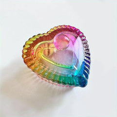 Sweet Heart Acrylic Liquid Powder Glass Cup
