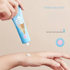 5pcs Ice Cream Hand Cream Set Plant Fragrance Moisturizing Travel Size