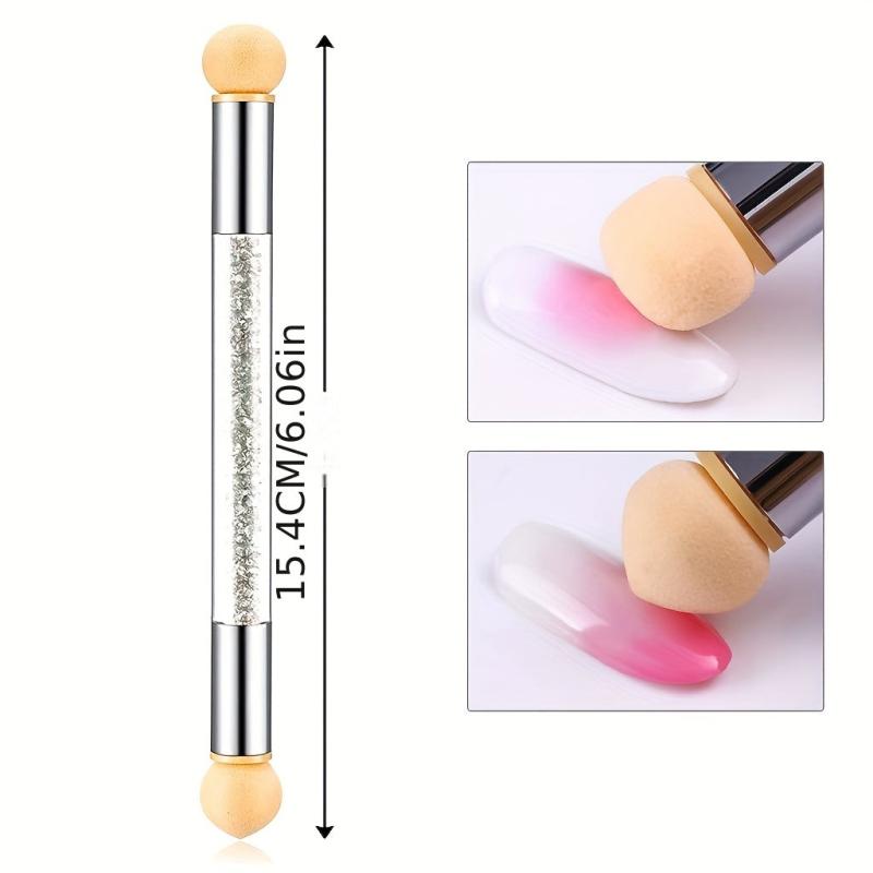 Nail Sponges Pen Ombre Nail Brush Double Head Nail Art Brush