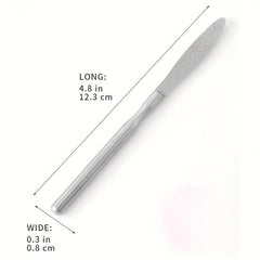 Stainless Steel Nail File Double Sided Polishing Nails Tool