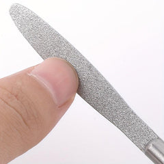 Stainless Steel Nail File Double Sided Polishing Nails Tool
