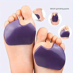 Silicone Gel Forefoot Pads Women Shoes Non-slip Inserts Self-adhesive Insoles