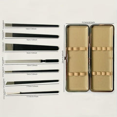 7pcs Professional Pedicure Kit with Stainless Steel Tools