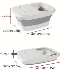 Collapsible Foot Bath Foot Soak Tub With Handle Durable Plastic Foot Bucket