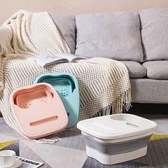 Collapsible Foot Bath Foot Soak Tub With Handle Durable Plastic Foot Bucket