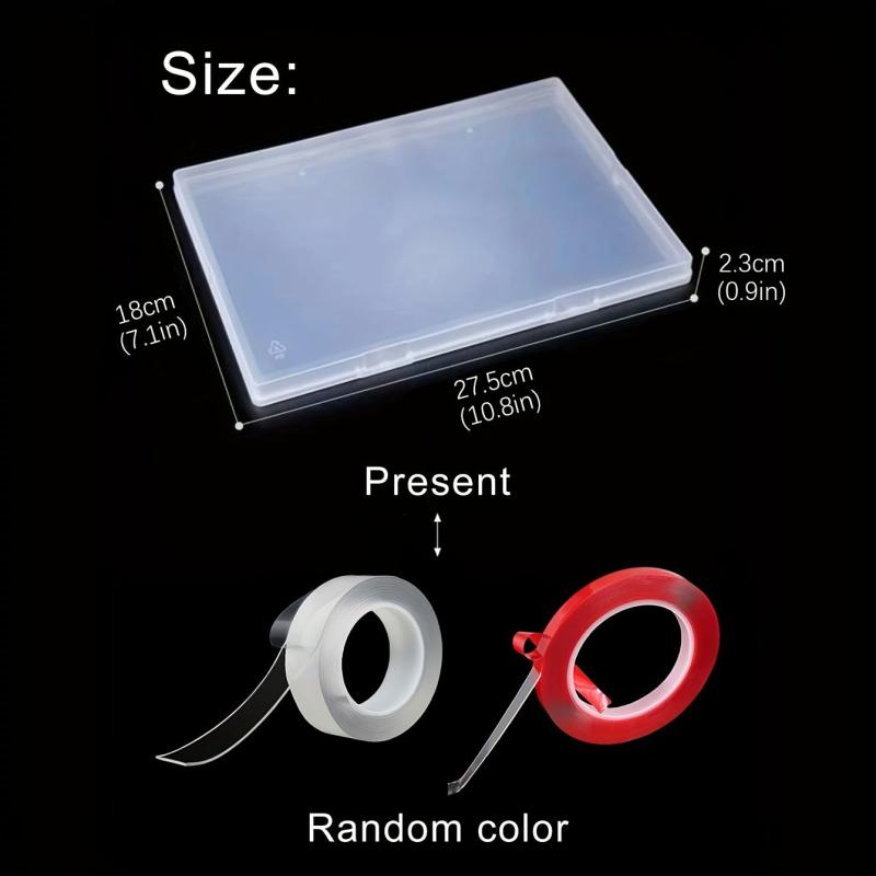 Dustproof Clear Nail Storage Box Artificial Nail Display Organizer