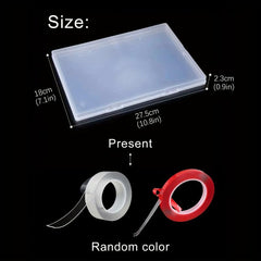 Dustproof Clear Nail Storage Box Artificial Nail Display Organizer