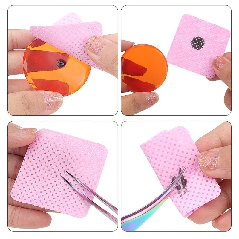 Lint Nail Polish Remover Wipes - Gentle & Effective Cleaning Pads