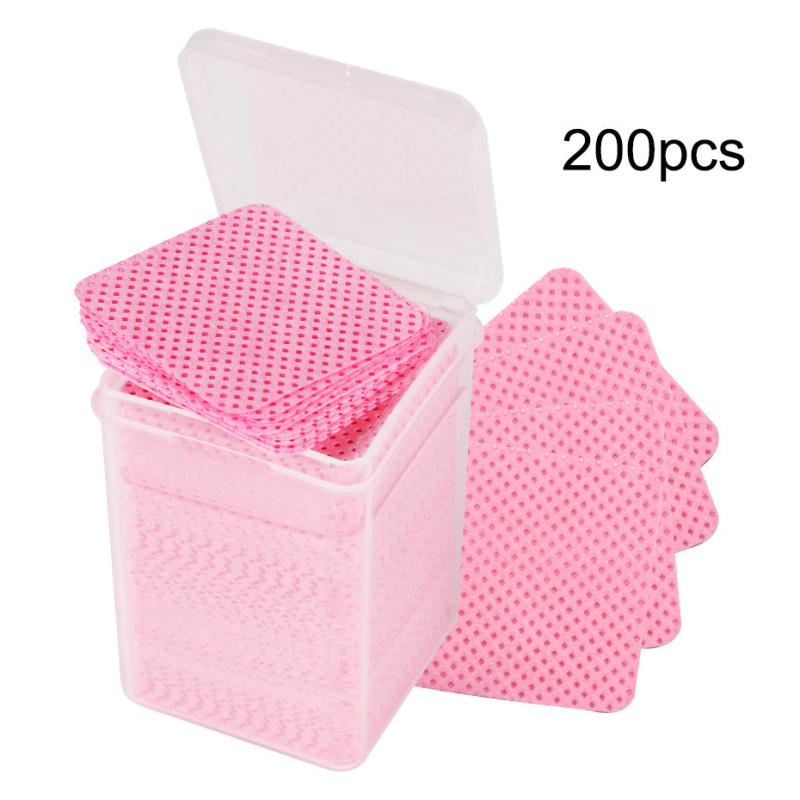 Lint Nail Polish Remover Wipes - Gentle & Effective Cleaning Pads