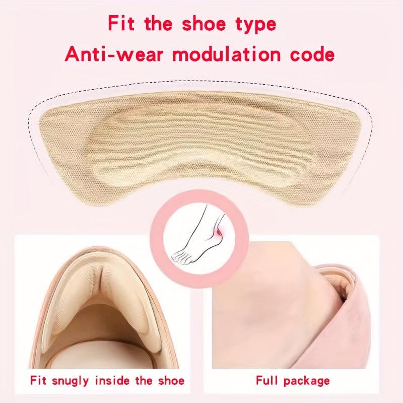 5 Pairs 4D Heel Insoles Patch Cushion Anti-pain Wear Pads Feet Care