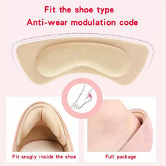 5 Pairs 4D Heel Insoles Patch Cushion Anti-pain Wear Pads Feet Care