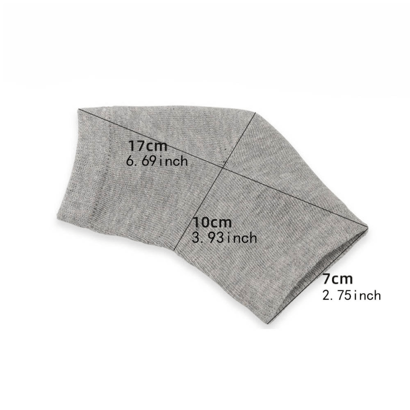 Colorful Silicone Moisturizing Gel Heel Socks Cracked Foot Skin Care Protectors