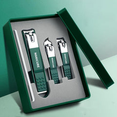 Stainless Steel Nail Clipper Set with Ear Spoon - Portable Manicure Kit