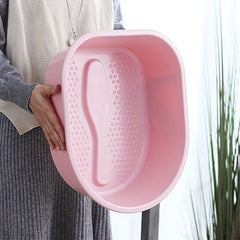 Large Plastic Foot Soaking Tub Foot Massage Sturdy Durable Foot Tub