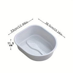 Large Plastic Foot Soaking Tub Foot Massage Sturdy Durable Foot Tub