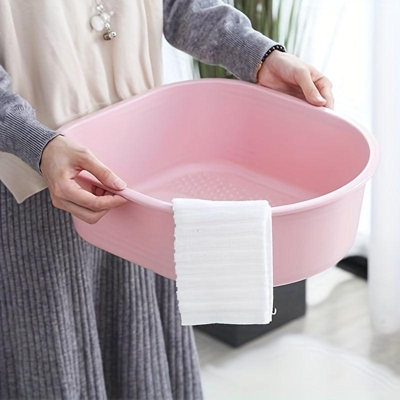 Large Plastic Foot Soaking Tub Foot Massage Sturdy Durable Foot Tub