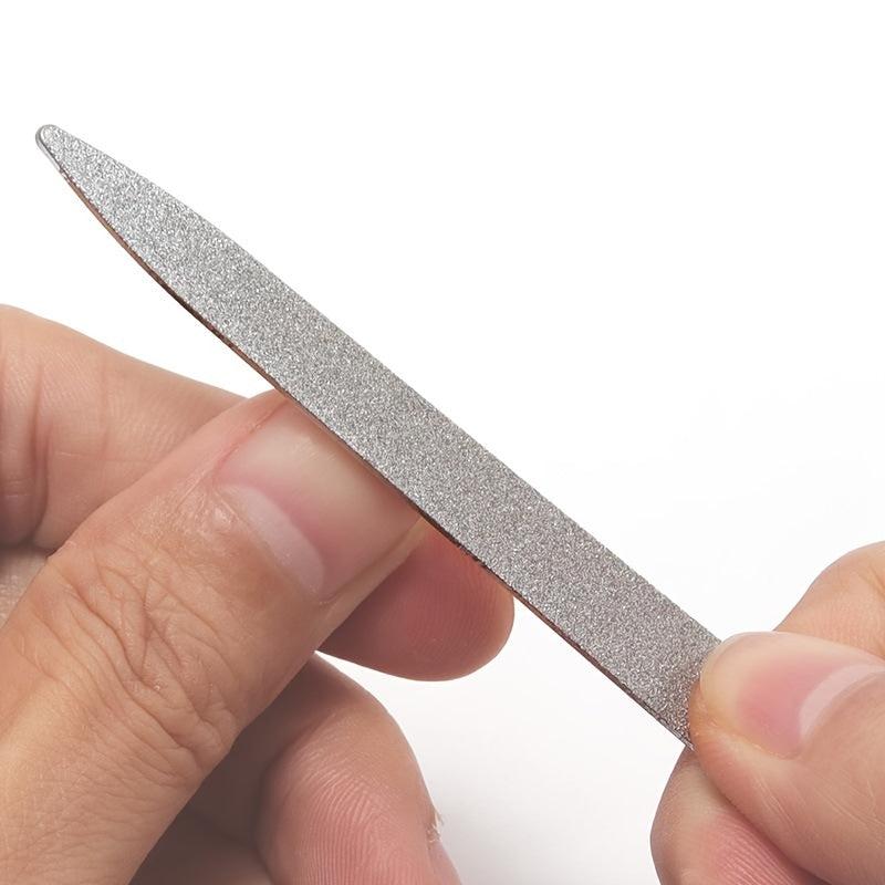 Metal Double-sided Nail File Manicure Pedicure Tool