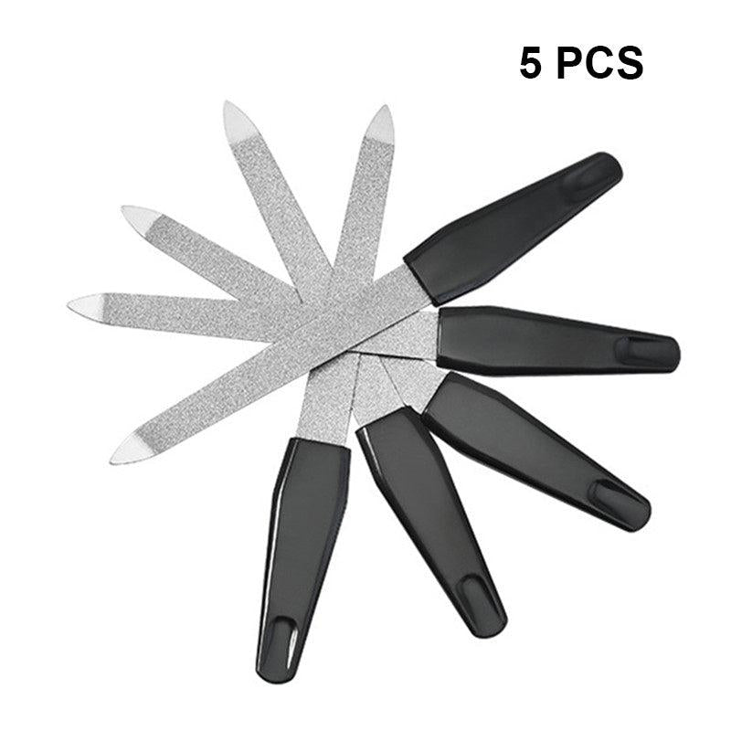 Metal Double-sided Nail File Manicure Pedicure Tool