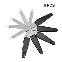 Metal Double-sided Nail File Manicure Pedicure Tool