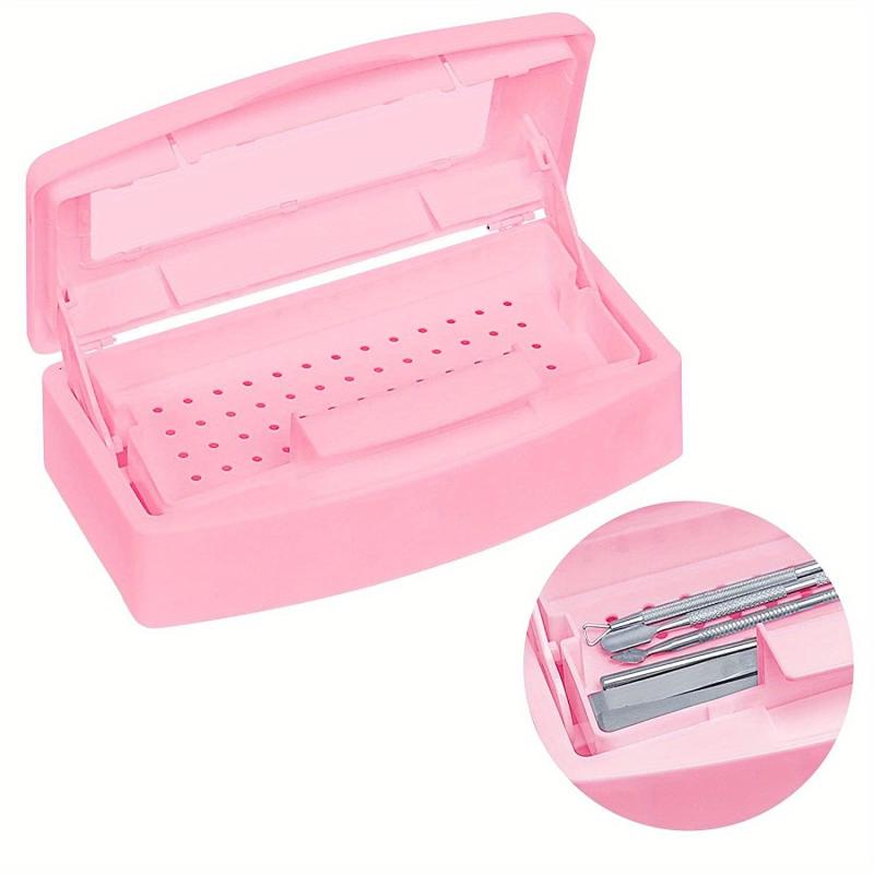 Plastic Nail Tray Cleaning Box for Nail Art Tools
