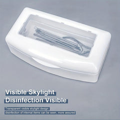 Plastic Nail Tray Cleaning Box for Nail Art Tools