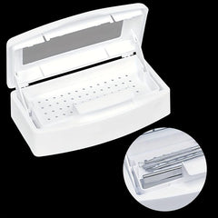 Plastic Nail Tray Cleaning Box for Nail Art Tools