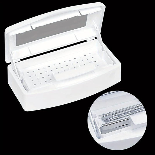 Plastic Nail Tray Cleaning Box for Nail Art Tools