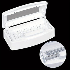 Plastic Nail Tray Cleaning Box for Nail Art Tools