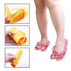 12 Pairs Disposable Spa Slippers One Size Anti-Slip Pedicure