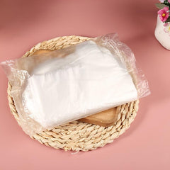 100 Pcs Clear Disposable Exfoliating Foot Mask Pedicure Spa Wax Cover Bag