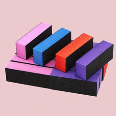 5 pcs High Elasticity Sponge Nail Buffer File Block Salon Manic