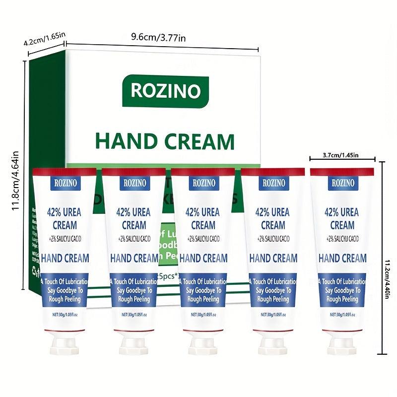5pc Urea Hand Cream Gift Set with 2 Salicylic Acid - Prevent Peeling & Cracking