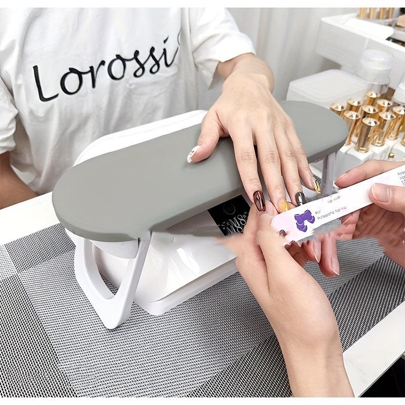 Foldable Nail Manicure Stand with Mat Rest Pillow