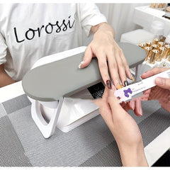 Foldable Nail Manicure Stand with Mat Rest Pillow