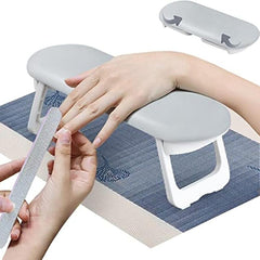 Foldable Nail Manicure Stand with Mat Rest Pillow