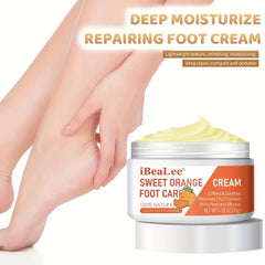 50g Sweet Orange Foot Cream Peppermint Rosemary Eucalyptus