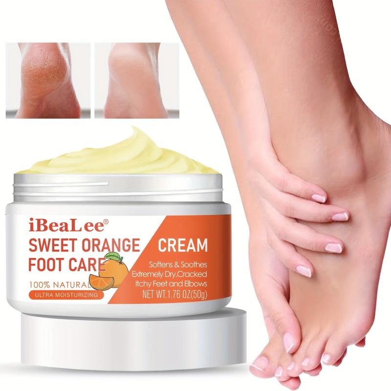 50g Sweet Orange Foot Cream Peppermint Rosemary Eucalyptus