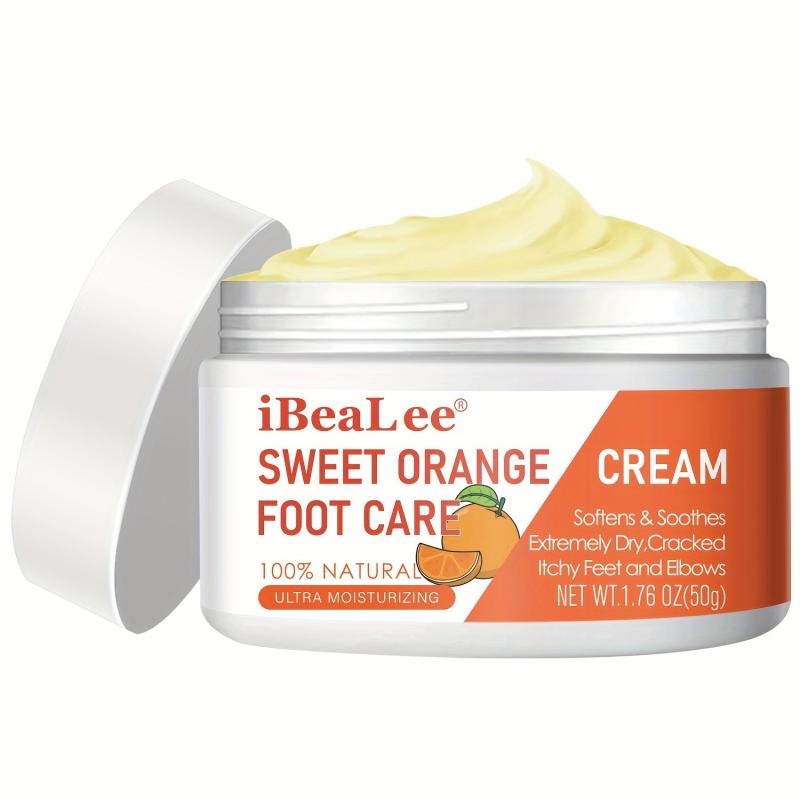 50g Sweet Orange Foot Cream Peppermint Rosemary Eucalyptus