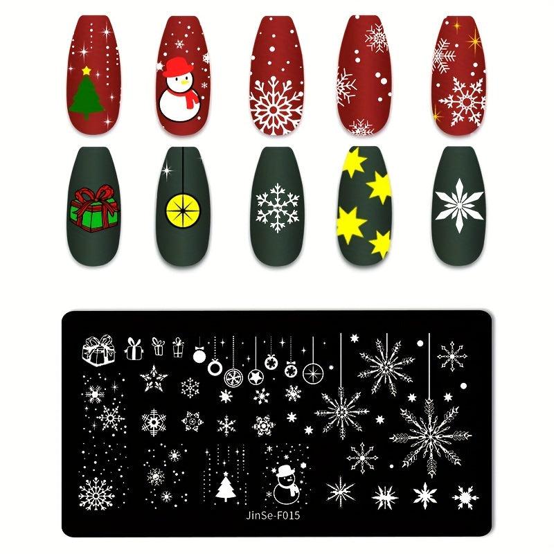 Stainless Steel Nail Stamping Plates Shapes Image Stamp Template Nails Printing