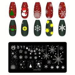 Stainless Steel Nail Stamping Plates Shapes Image Stamp Template Nails Printing